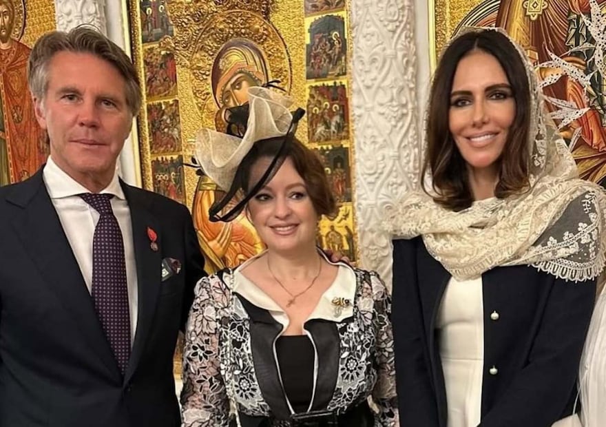 El príncipe príncipe Filiberto de Saboya, Victoria Romanov y Adriana Abascal / Foto: Instagram @adrianabascal