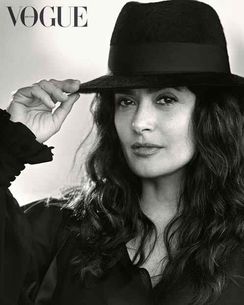 Así contactó Meghan Markle a Salma Hayek para la portada de Vogue 