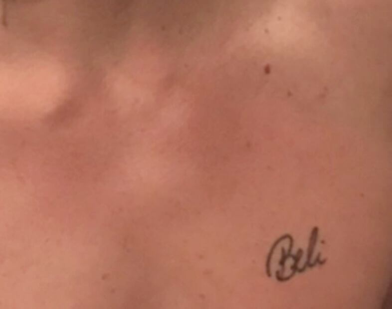 Criss Angel se tatuó el nombre de Belinda