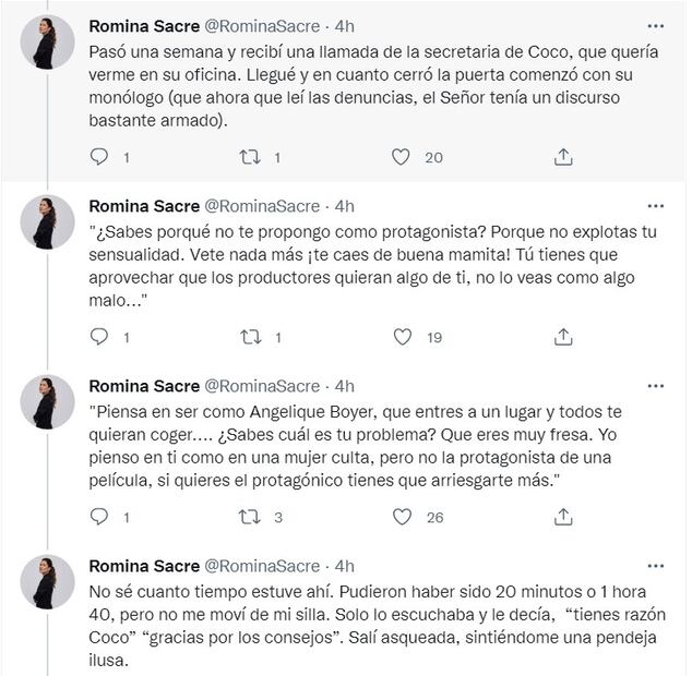 Romina Sacre destapa su experiencia con Coco Levy: "Salí asqueada" 