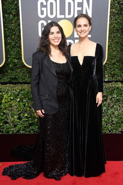 FOTOS: La alfombra negra de los Golden Globes 2018 contra el acoso