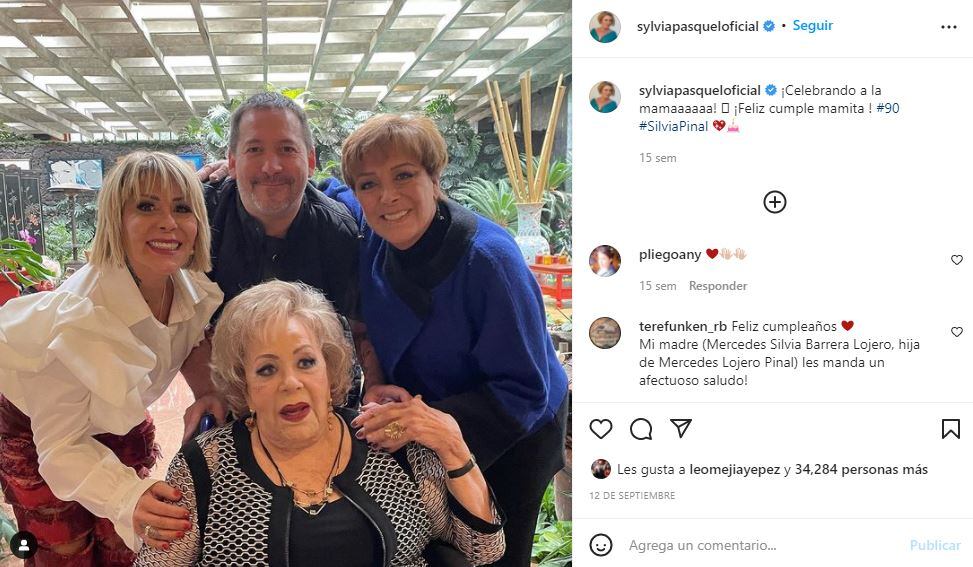 Silvia Pinal es dada de alta del hospital