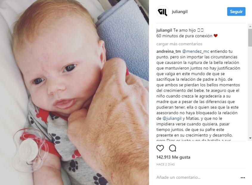 La fotografía más reciente del bebé de Marjorie de Sousa y Julián Gil