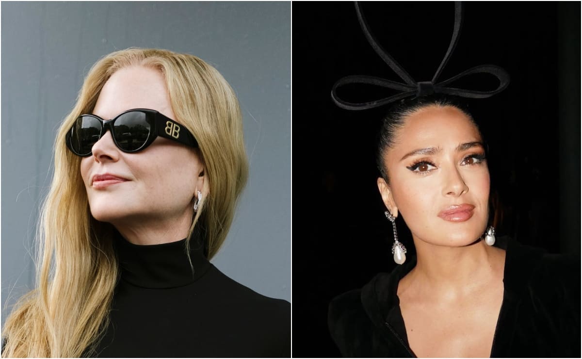 Nicole Kidman y Salma Hayek protagonizan tenso momento en desfile de Balenciaga
