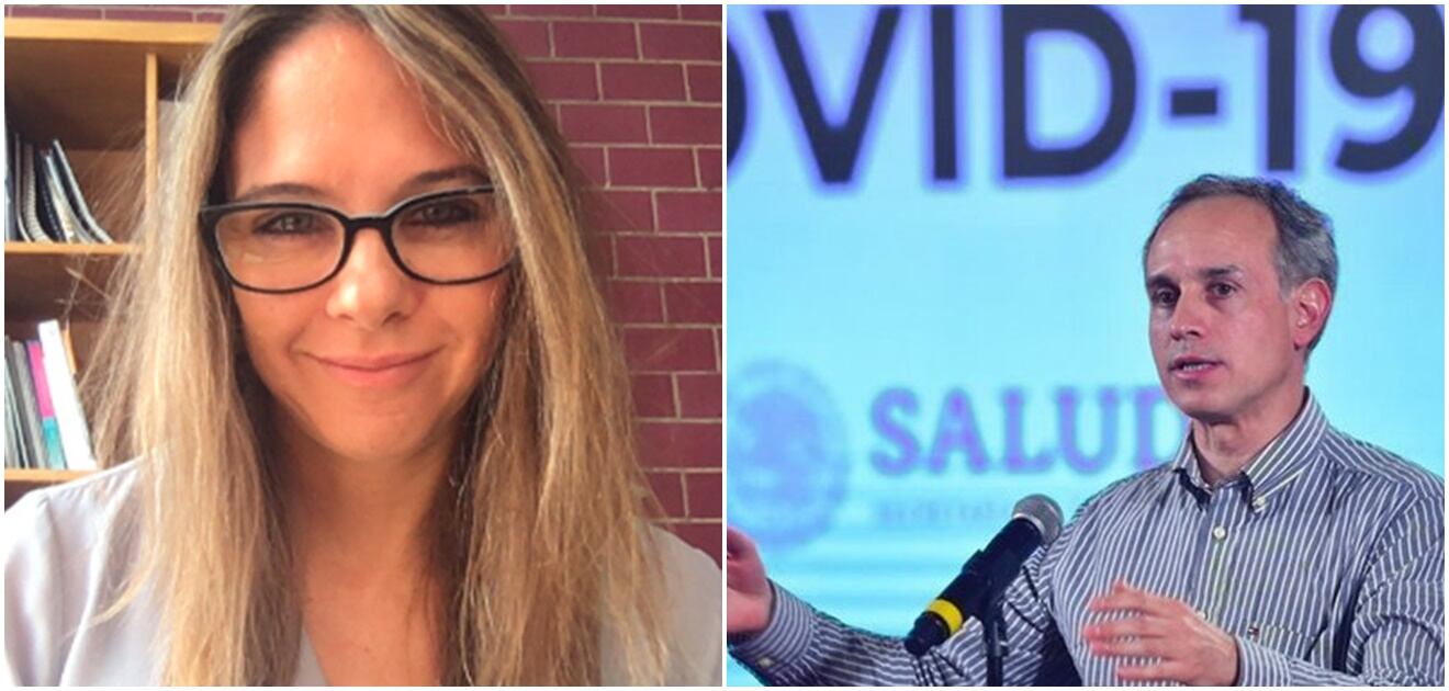 Ella es Arantxa Colchero Aragonés, la esposa de Hugo López-Gatell