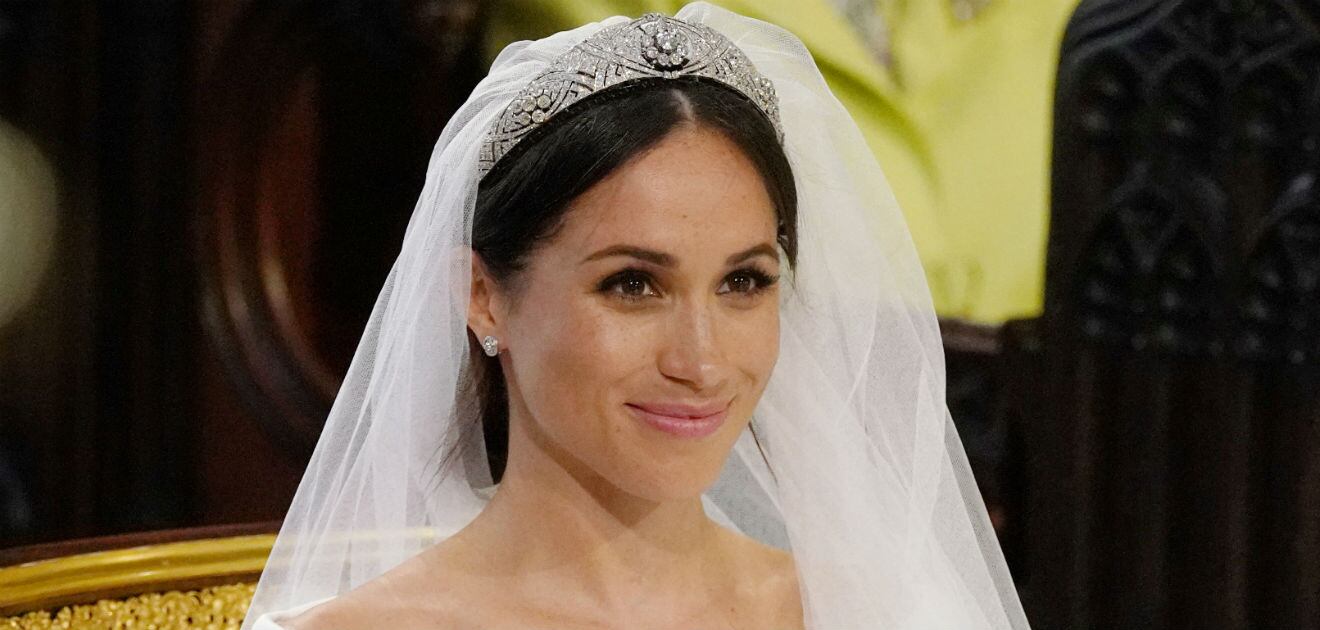 Así luce Meghan Markle vestida de novia