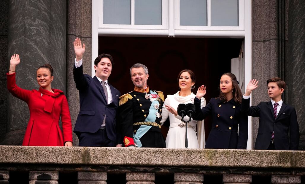 El rey Federico X y su familia / EFE