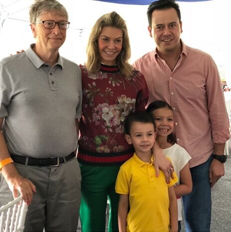 Bill Gates y su hija Jennifer estuvieron en Veracruz