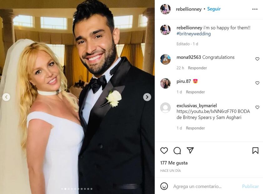Britney Spears, los aspectos más relevantes de su boda con Sam Asghari