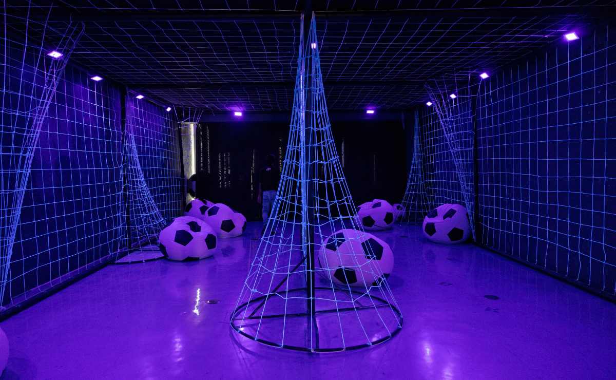 Así es ‘La cancha de los niños’ en el Papalote Museo del Niño / Foto: Héctor Arjona