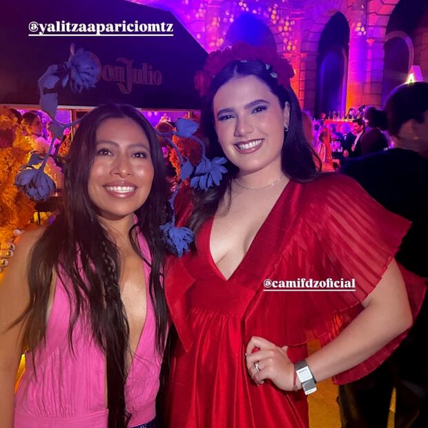 Camila Fernández en la Gala Día de Muertos de Vogue 2024