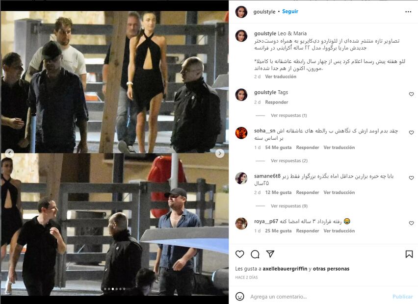 Leonardo DiCaprio: todo sobre su nuevo crush, la modelo Maria Beregova