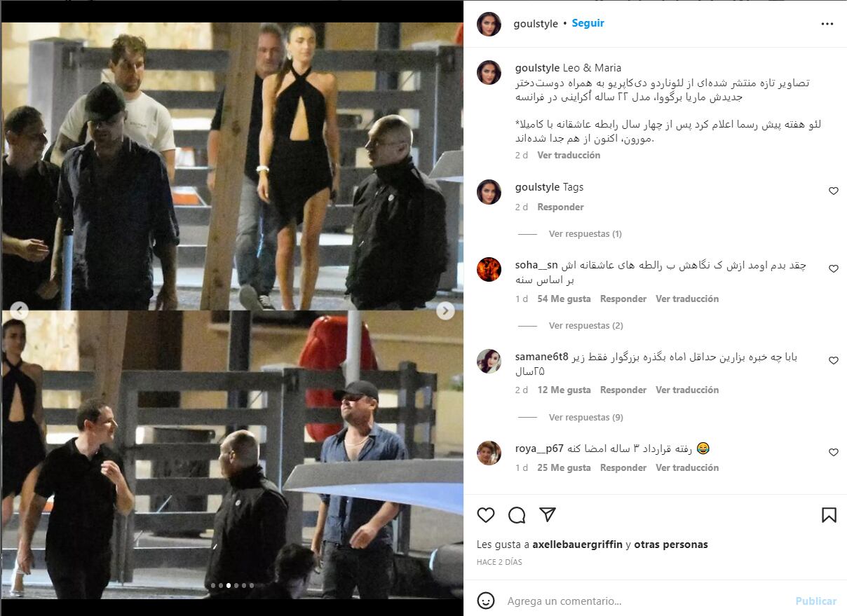 Leonardo DiCaprio: todo sobre su nuevo crush, la modelo Maria Beregova