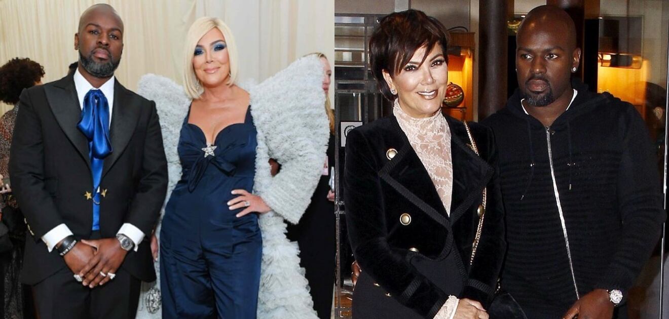 Captan a Kris Jenner de 63 años y su novio Corey Gamble de 38 años muy enamorados en Mónaco
