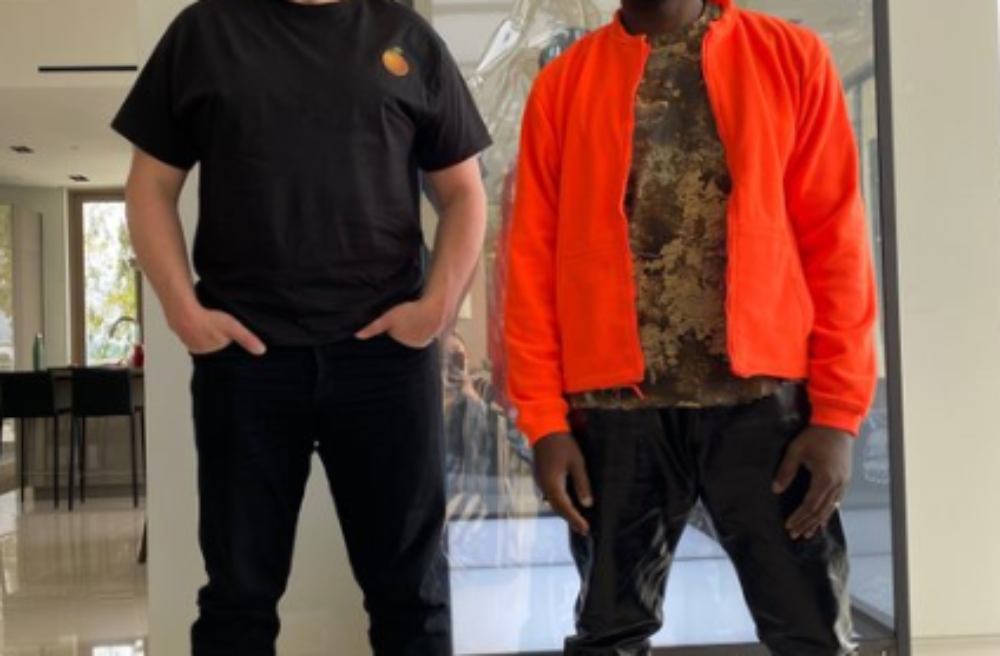 Elon Musk y Kanye West se toman una foto y desatan locura entre sus fans