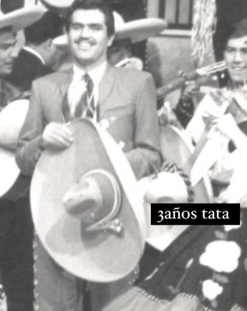 Cami Fernández también recordó a su abuelo, Vicente Fernández / Foto: Captura