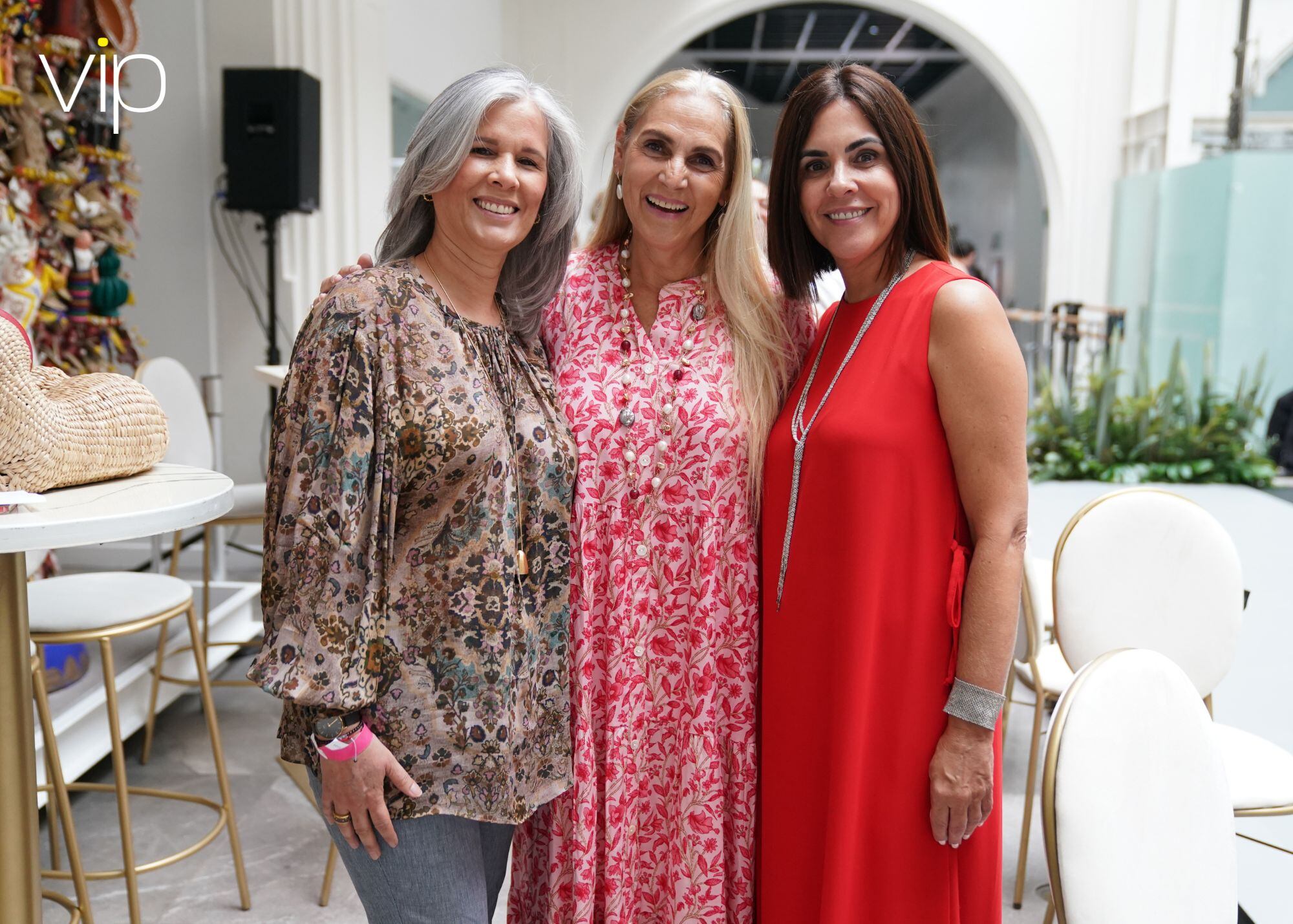 Debora Sánchez de la Barquera, Mónica Abedrop y Rocío Rodríguez. (Foto: Héptor Arjona)