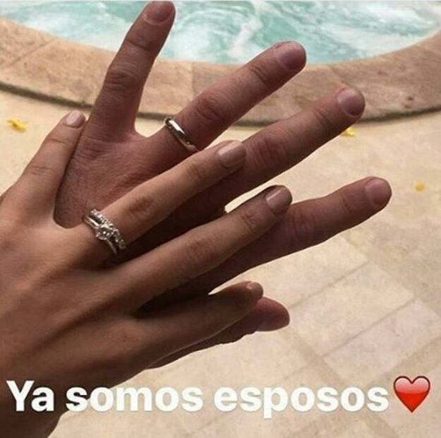 Las fotos que no habías visto de boda de Michelle Renaud