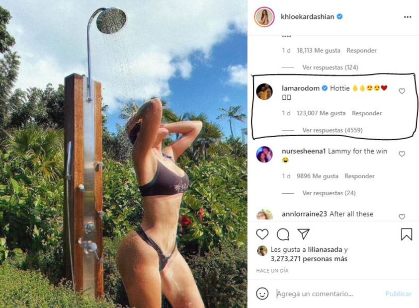 Los exnovios de Khloé Kardashian se pelean en redes
