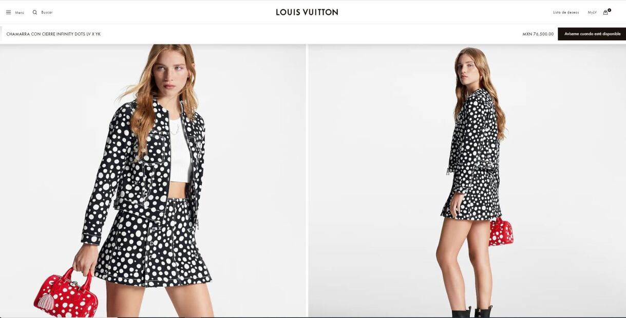 Mia Khalifa te hará temblar con un look bicolor de Louis Vuitton y Yayoi Kusama
