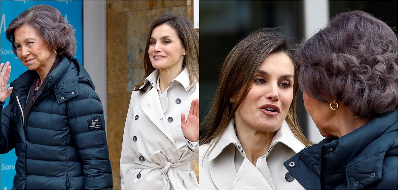 <p>Tras el pleito, la reina Letizia y la reina Sofía reaparecen juntas de nuevo y muy sonrientes</p>
