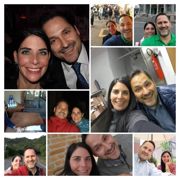 La chef Zahie Téllez con su esposo / Foto: Instagram