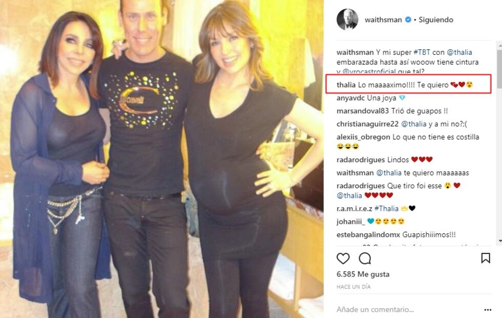 La foto de Thalía embarazada que todos queríamos ver
