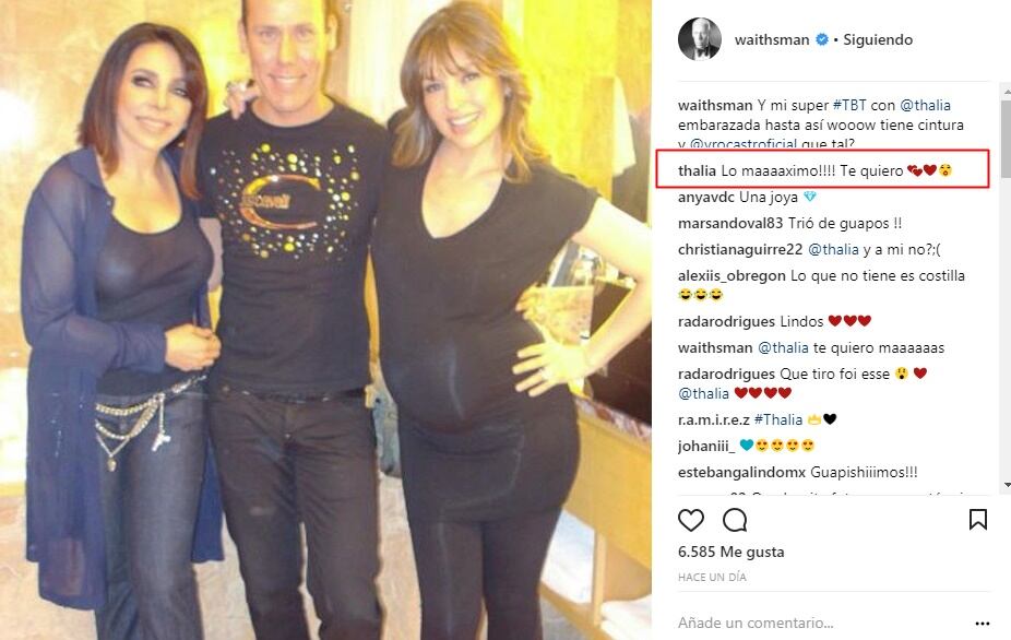 La foto de Thalía embarazada que todos queríamos ver