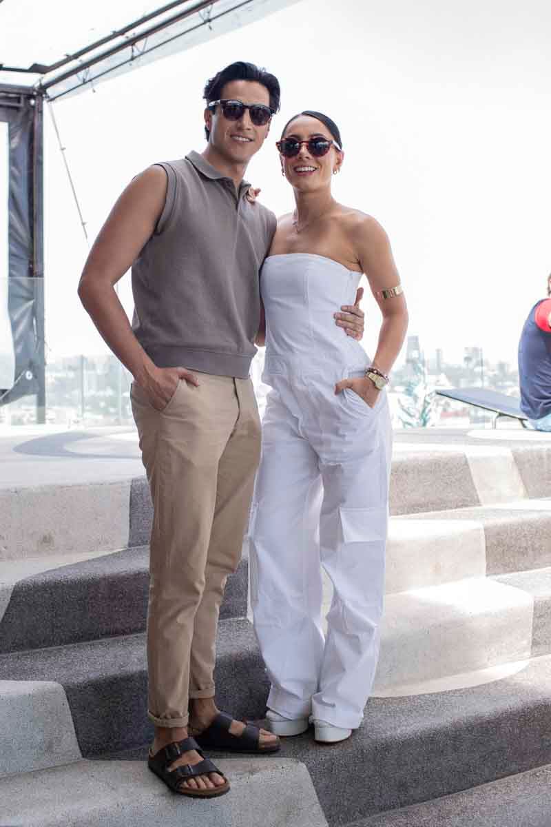 Armando Andrade y Damiana Bej. (Foto: Esteban Torreblanca)