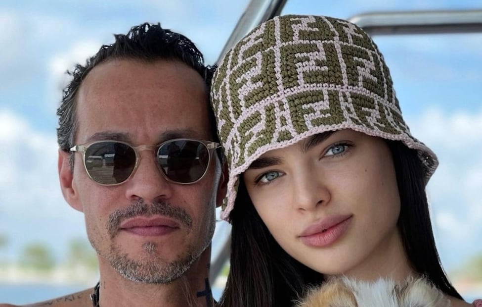 Marc Anthony y Nadia Ferreira / Instagram