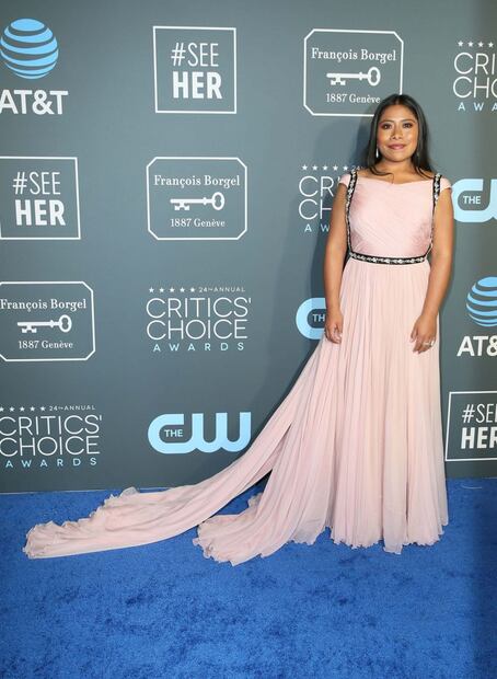 Esto fue lo que Yalitza Aparicio lució en los Critics' Choice Awards