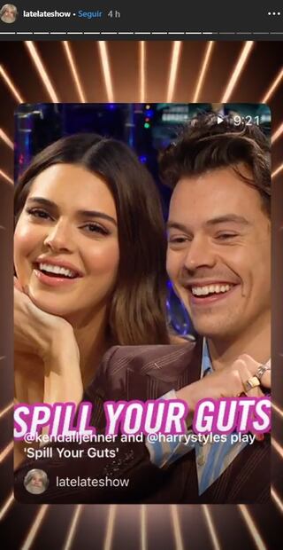 Harry Styles comió esperma de pescado tras evadir una pregunta de su ex Kendall Jenner 