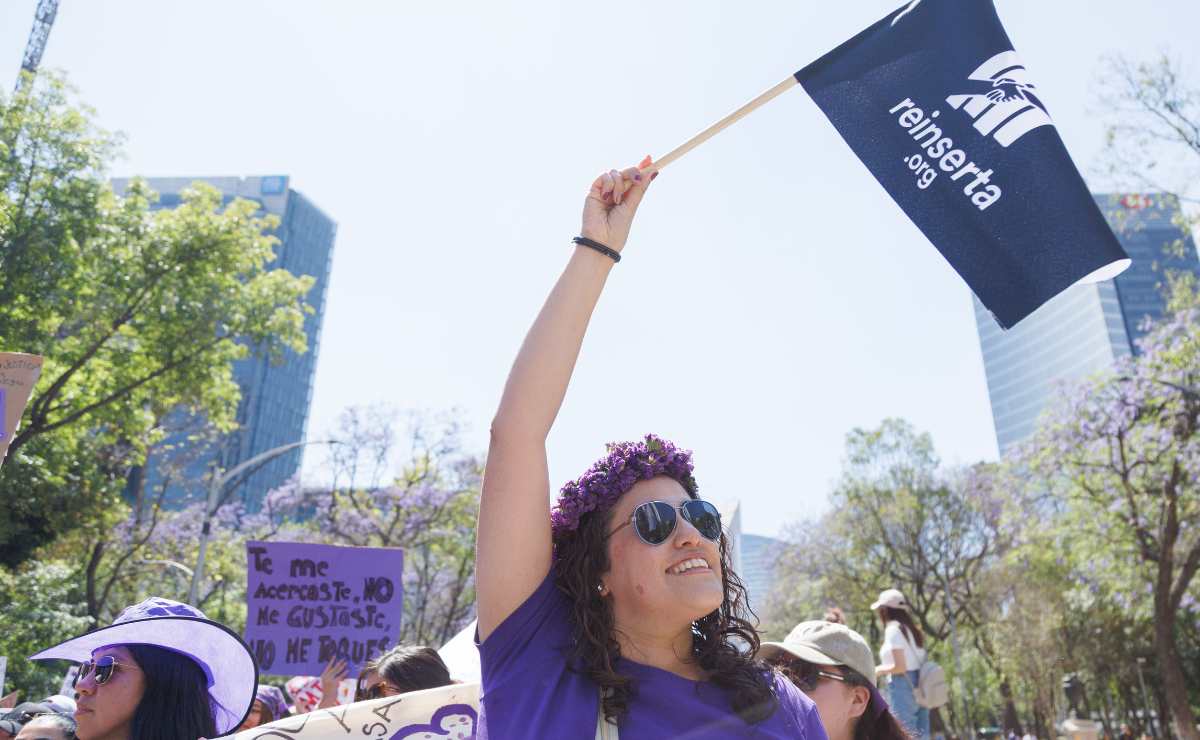 Así se vivió el 8 de marzo junto a Saskia Niño de Rivera / Foto:  Franyeli García