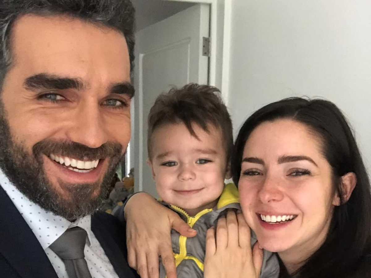 Marcus Ornellas, Ariadne Díaz y su hijo Diego / Foto: Instagram @ariadne
