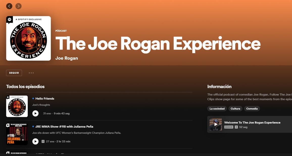 Joe Rogan se compromete a compartir contenido equilibrado sobre el Covid-19