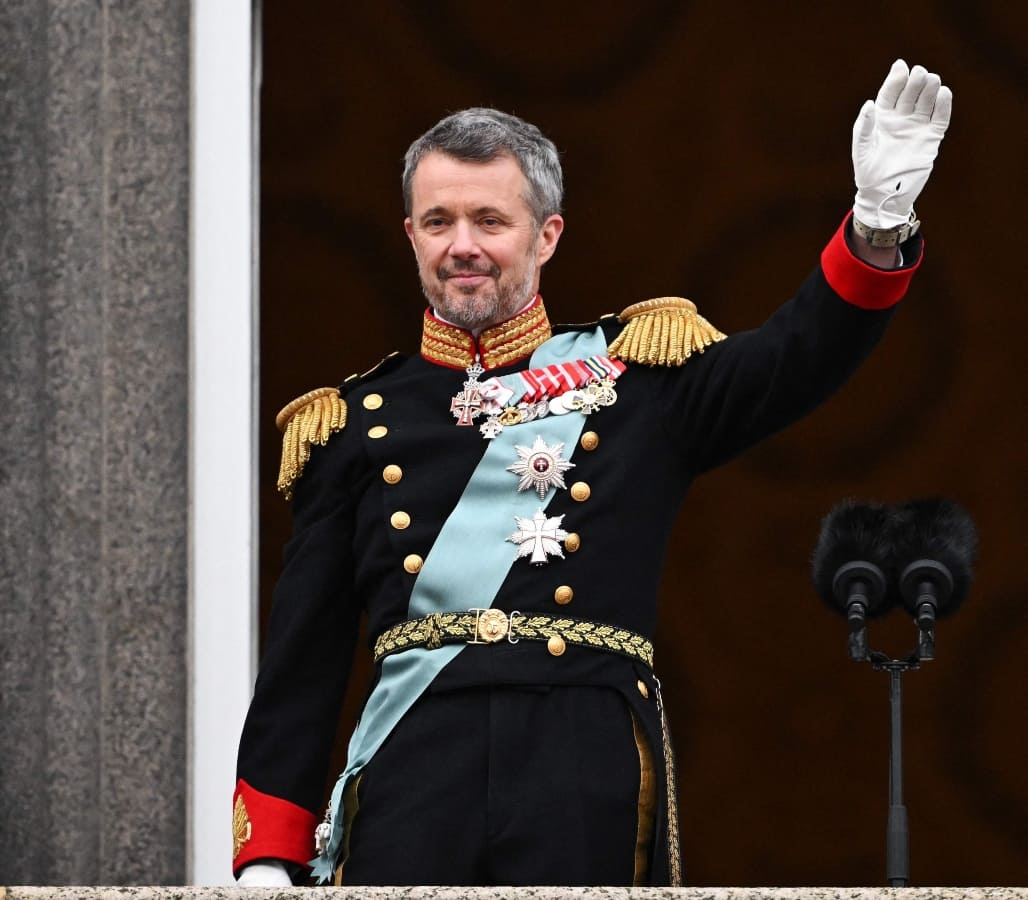 El rey Federico X de Dinamarca en su coronación / Foto: AFP
