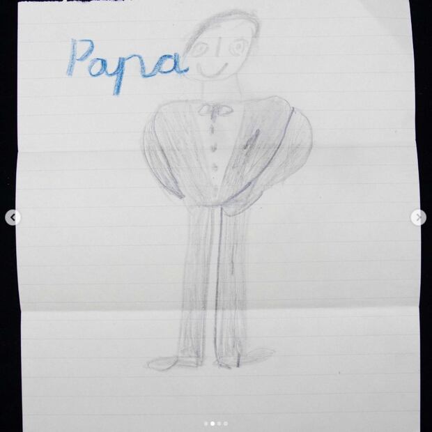 Dibujo de Carlos III cuando era niño / Hansons