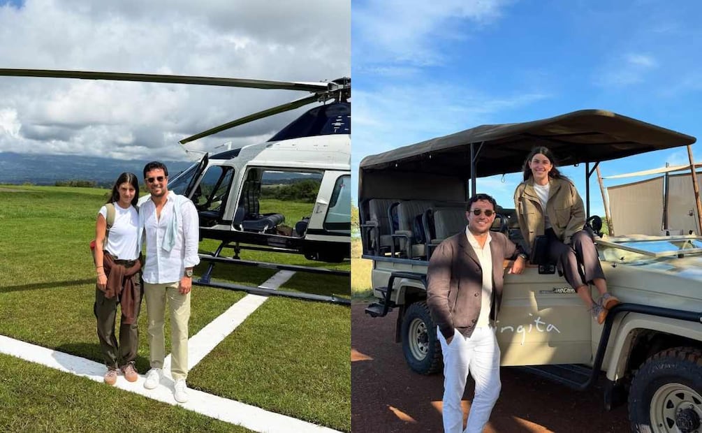 El safari en África de Sergio 'Checo' Pérez y Carola Martínez / Foto: Instagram