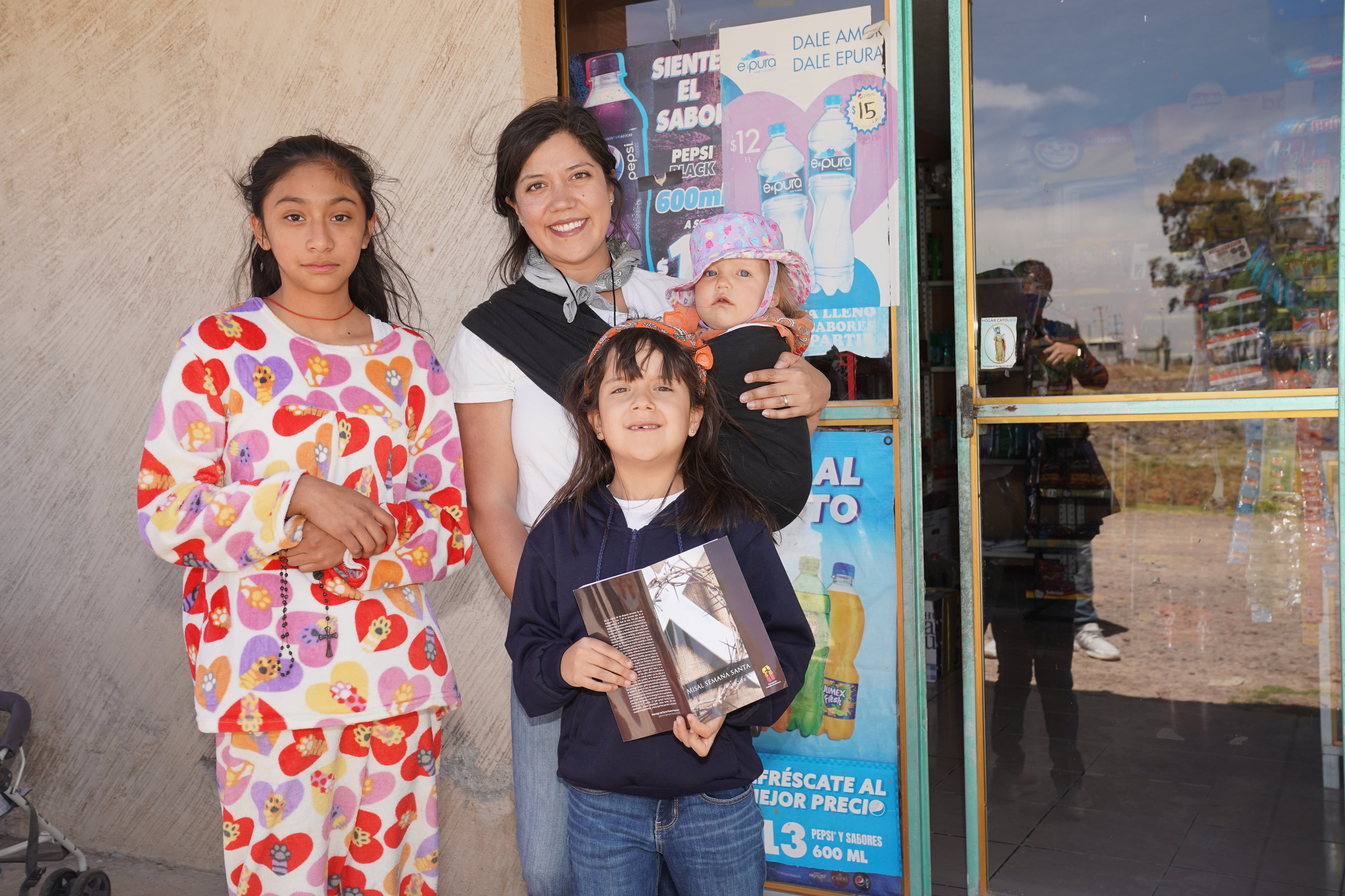 Jazmín Soriano, Blanca García, María y Fátima Calderón. (Foto: Héptor Arjona)