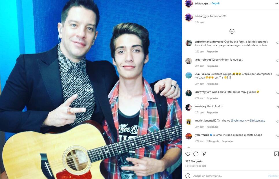 ¿Quién es Tristán Othón? Conoce al joven hijo de Yahir