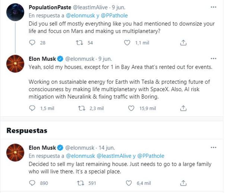 Elon Musk, CEO de Tesla, vende su última casa en California 