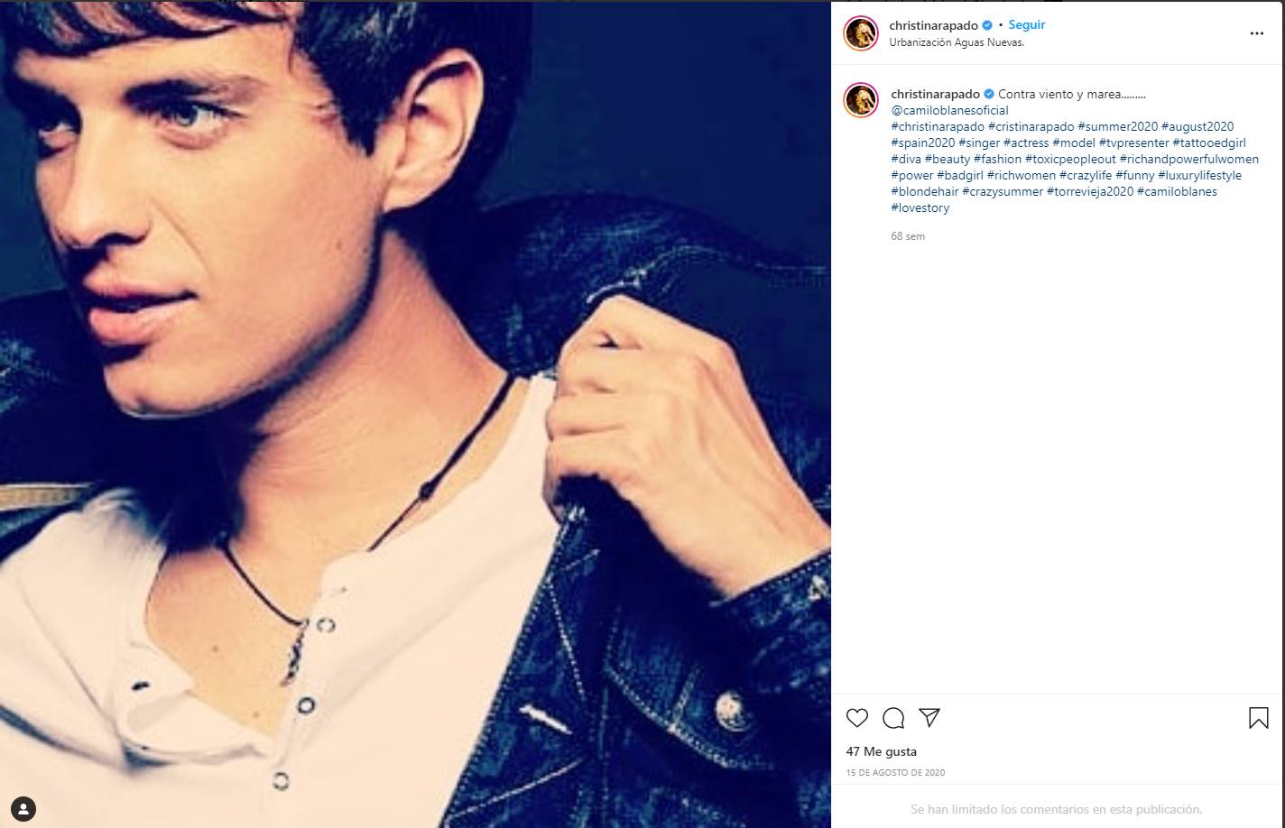 Camilo Blanes: ex novia asegura que Lourdes Ornelas quiere manejar su herencia. "Esta mujer quiere hacerle un Britney Spears"