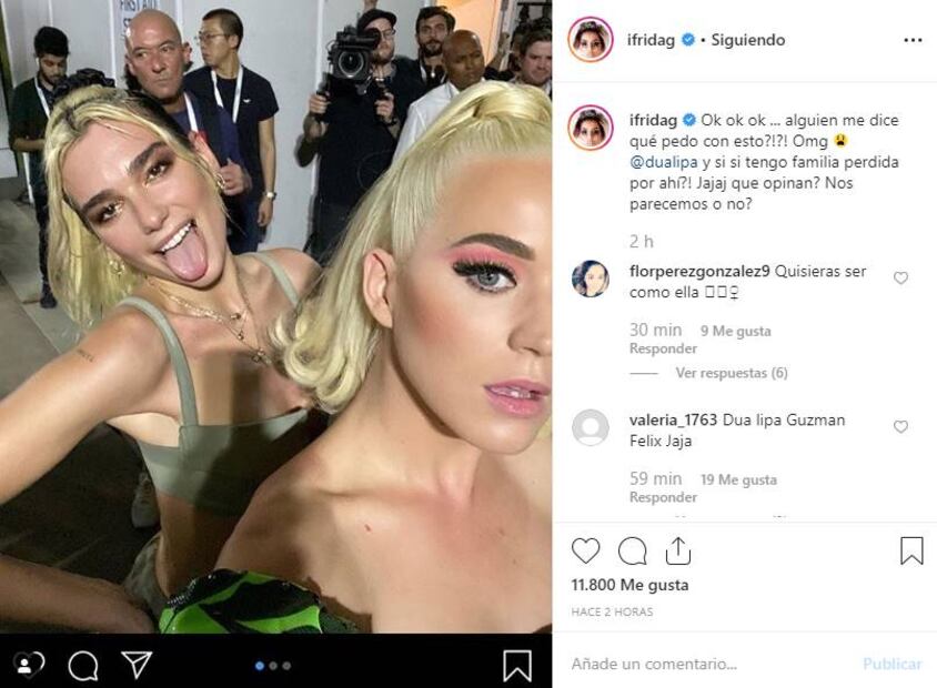 Frida Sofía y Dua Lipa ¿similares? Al parecer, la mexicana eso cree