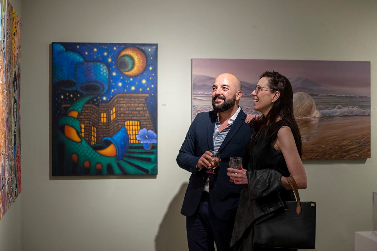 Óscar Bujalance y María Salcedo. (Foto: Edgar Silva Fuentes)