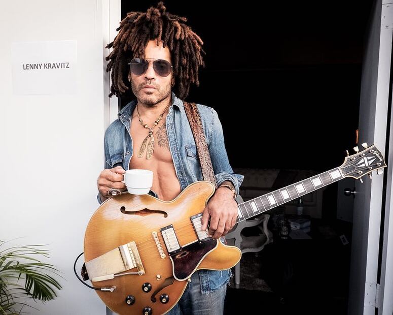 Foto: Lenny Kravitz a sus casi 55 años de edad presume abdomen de infarto 