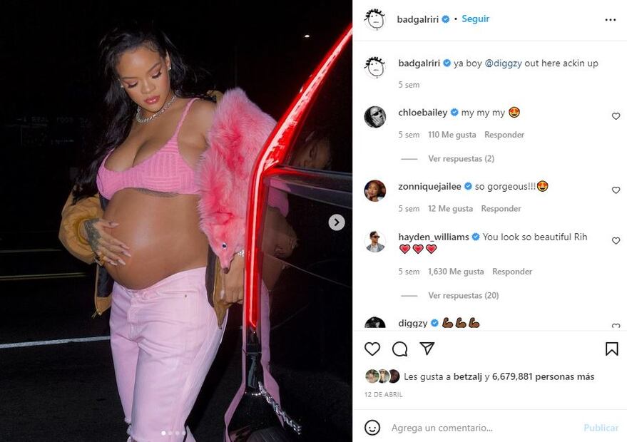 Rihanna se convierte en mamá de su primer hijo con su novio A$AP