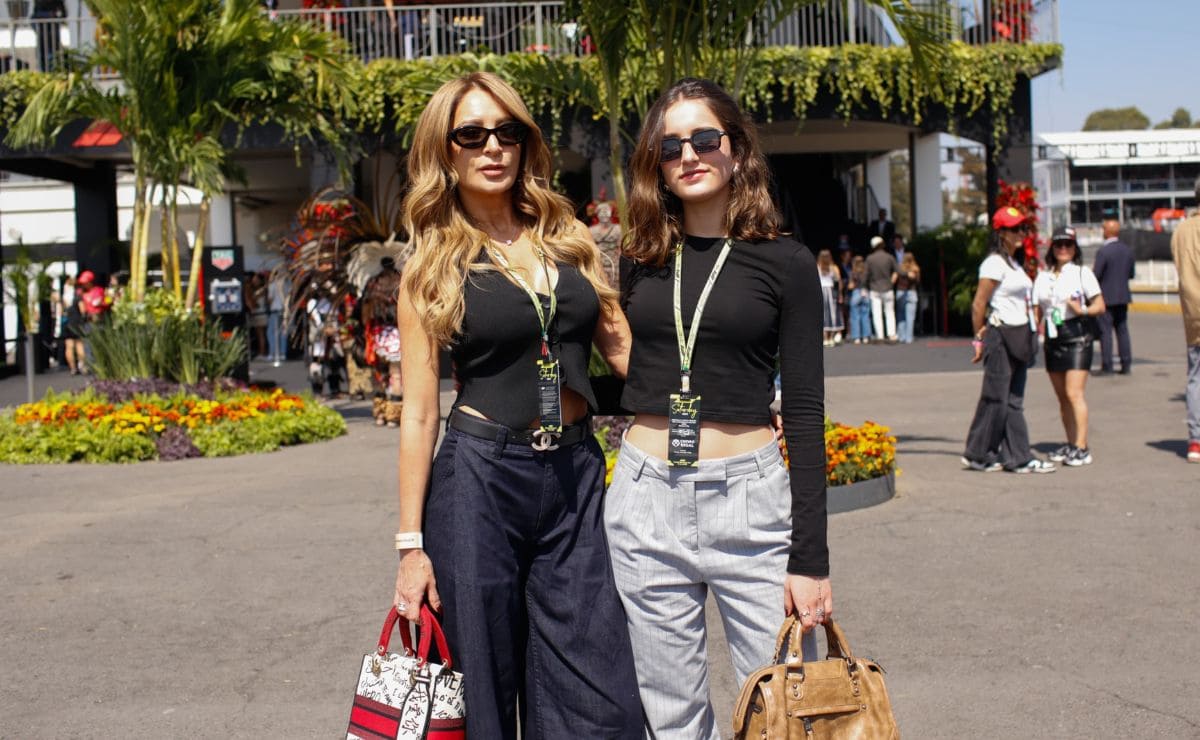 Geraldine Bazán y su hija Elissa Marie / Foto: Esteban Torreblanca