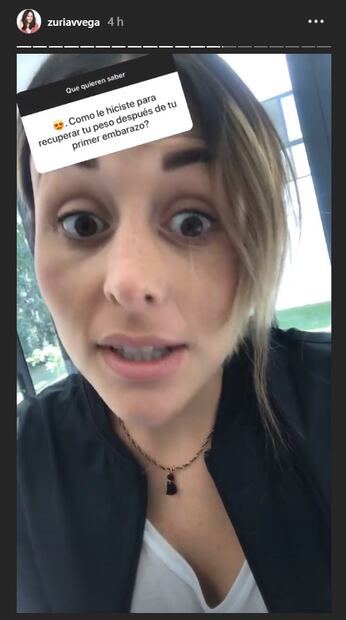 Zuria Vega se sincera sobre la pérdida del peso tras el embarazo, "tengan paciencia"