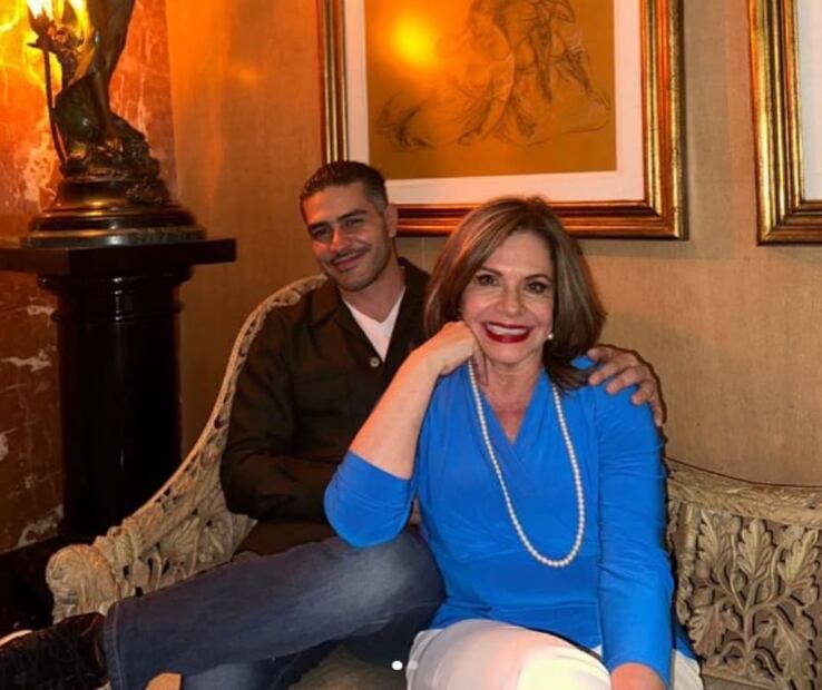 Omar García Harfuch y María Sorté / Foto: Instagram