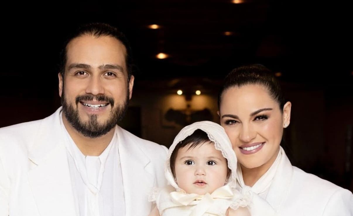 Maite Perroni y Andrés Tovar bautizan a su hija Lía junto a RBD